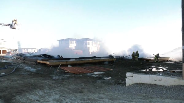 Massive fire destroys 2 homes under construction in Rocky View County