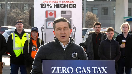 Poilievre calls for gas taxes to be scrapped for rest of year