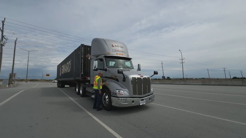 Electric trucks operating at Port of Vancouver for pilot project