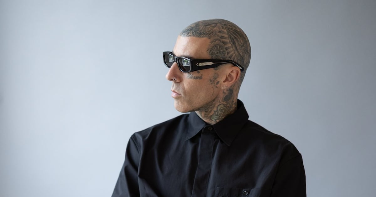 Travis Barker poses for a portrait in New York on Thursday, June 11, 2026. (Photo by Matt Licari/Invision/AP)