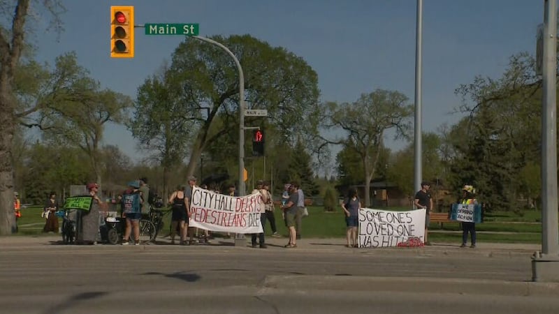 Calls for safer streets after pedestrian struck at Winnipeg intersection