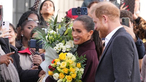 Prince Harry and Meghan cheered as they make first joint appearance since returning to U.K.