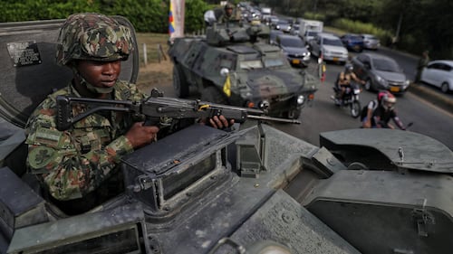 Colombia’s new president takes office in ceremony in Cali highlighting hard line on armed groups