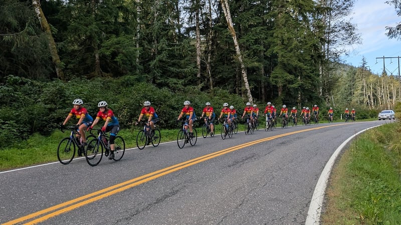 22 riders, 1,200 kilometres and a fight against childhood cancer: Tour de Rock rolls across Vancouver Island