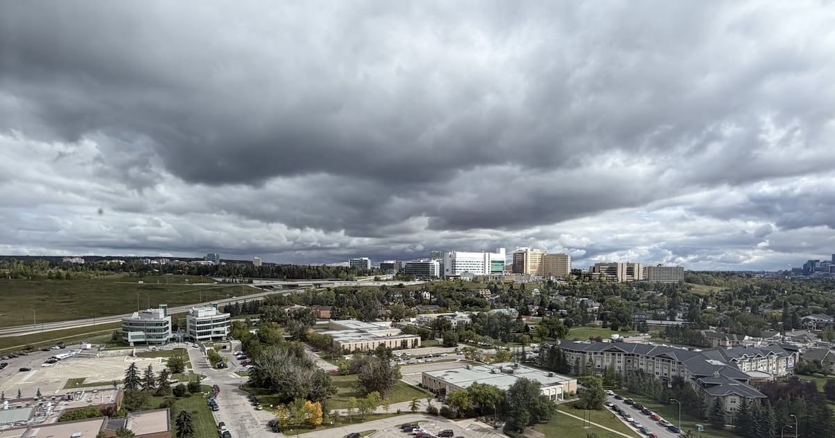Calgary to be grey and chilly for the next five days