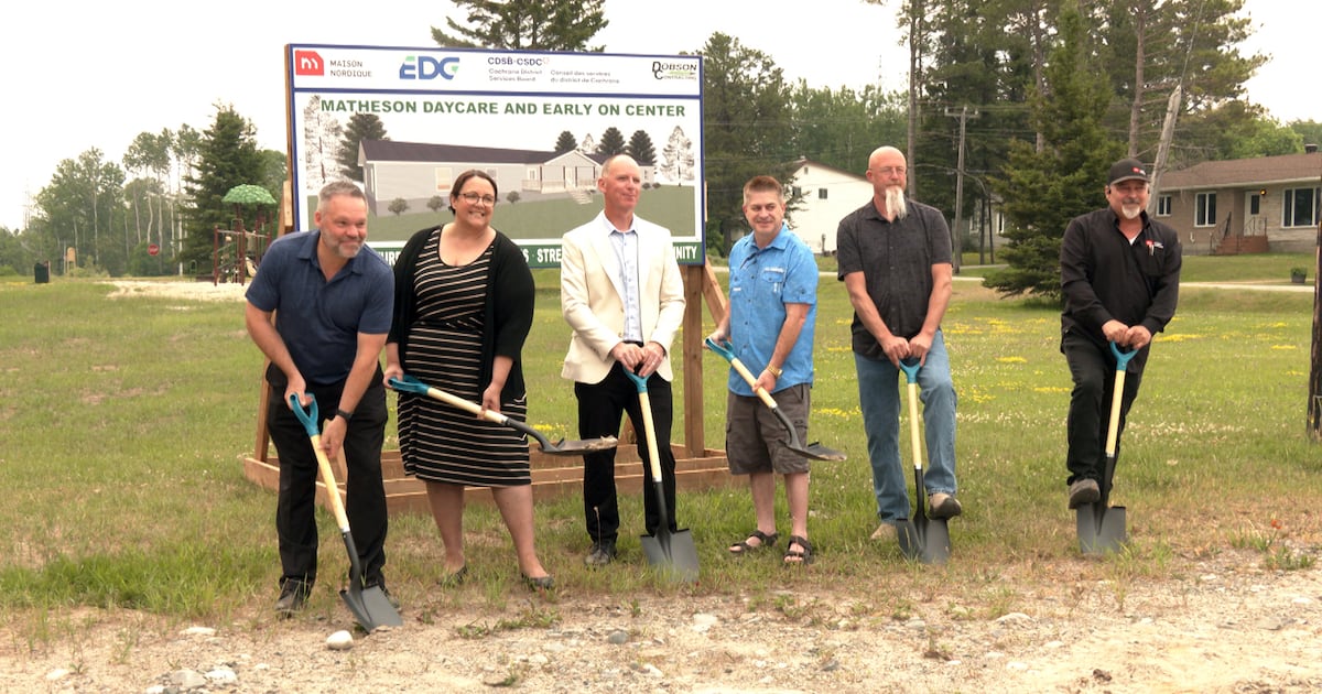 Black River-Matheson breaks ground on first licensed daycare centre