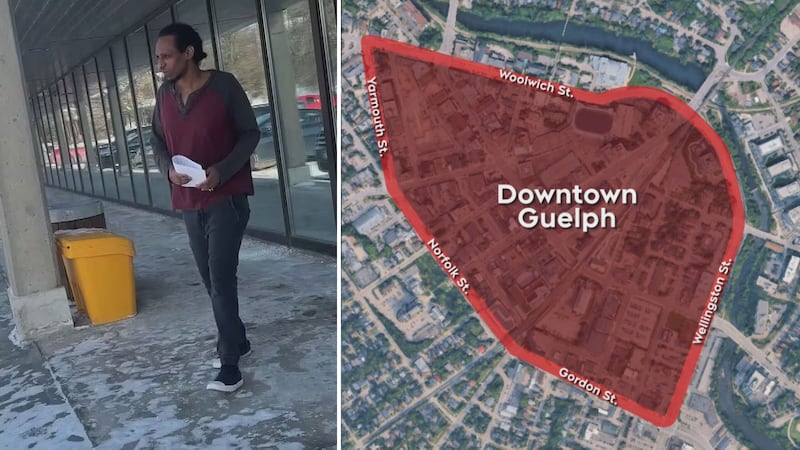 High-risk offender pleads guilty to probation violation, banned from downtown Guelph