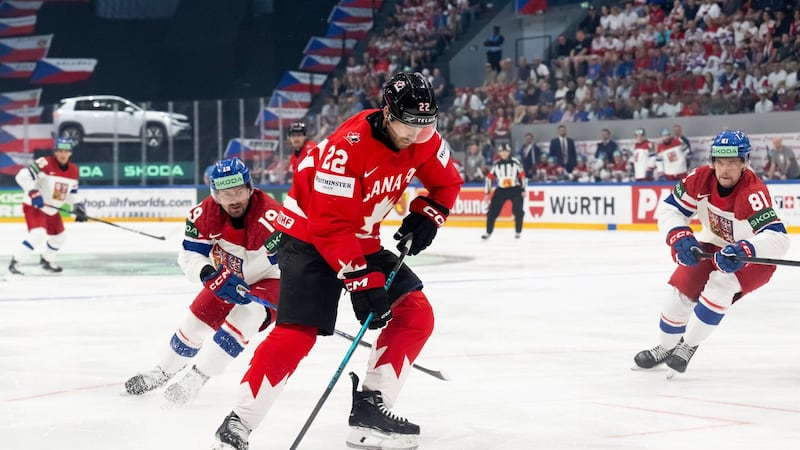 Evan Bouchard knocked out of world hockey championship quarterfinal