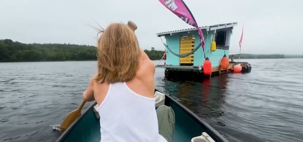 ‘Such a unique thing’: Boaters line up for N.B. ice cream float