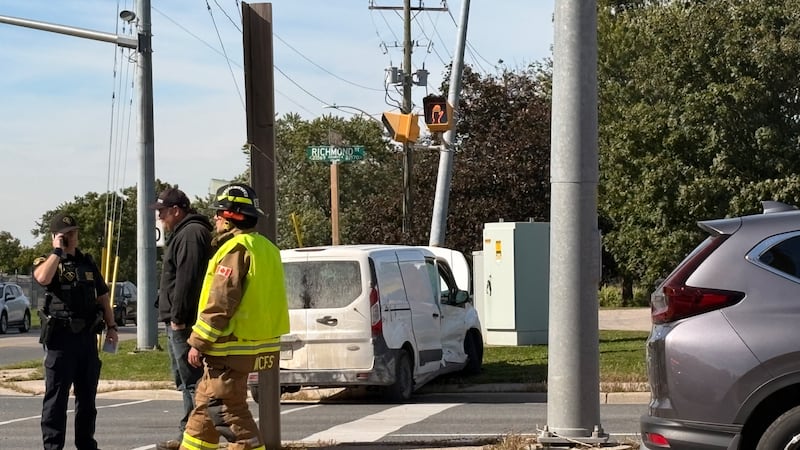Vehicle fire follows two-vehicle crash in Middlesex Centre