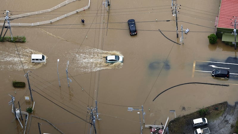 Record-breaking rain floods Chiba east of Tokyo, killing at least 5 people