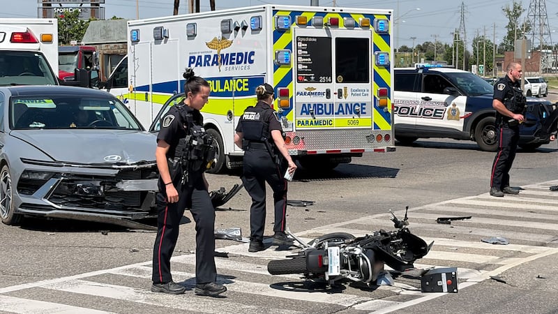 One person seriously hurt in crash near Kitchener mall