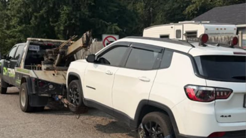Driver charged with stunt driving with kids in the car