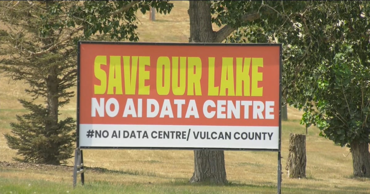 ‘Not here': Vulcan County residents push back against AI data centre proposal