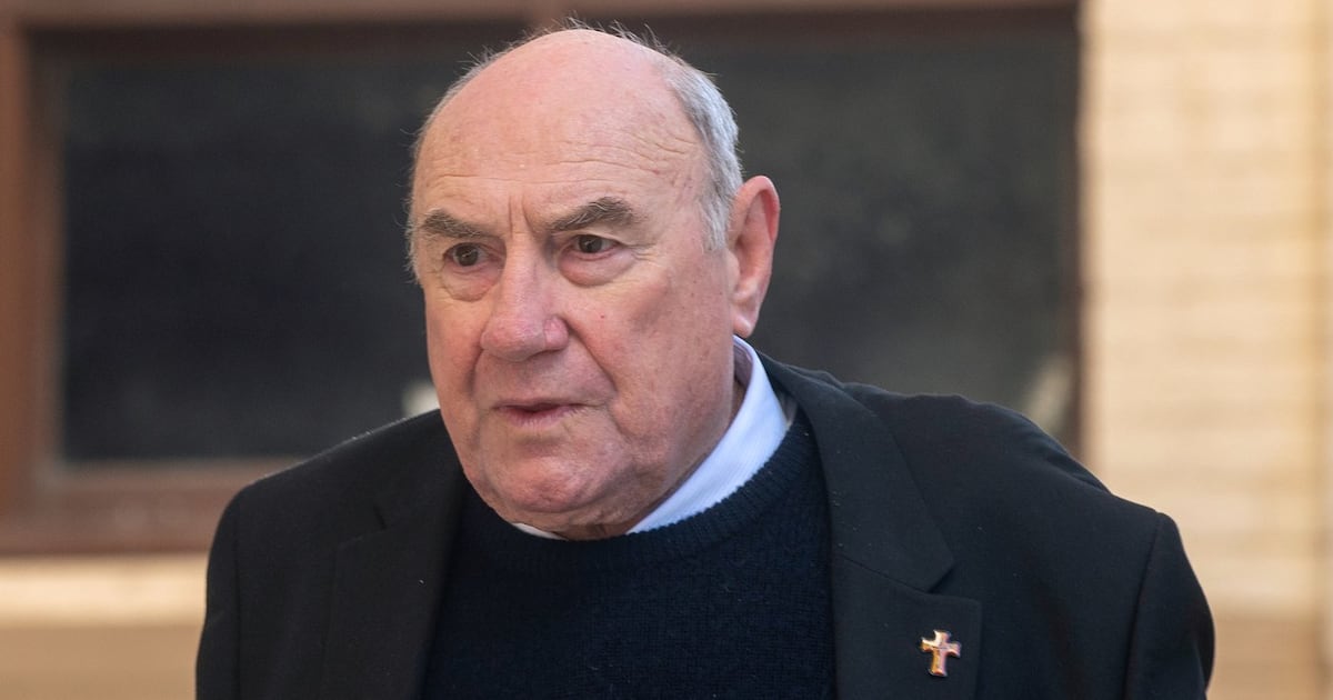 Photo: ctvnews.ca Former Bishop of Broome Christopher Saunders arrives at the West Australian District Court in Perth, Tuesday, Aug.11, 2026