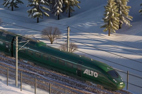 Alto flying drones in Ottawa’s east end this week to study potential high-speed rail route
