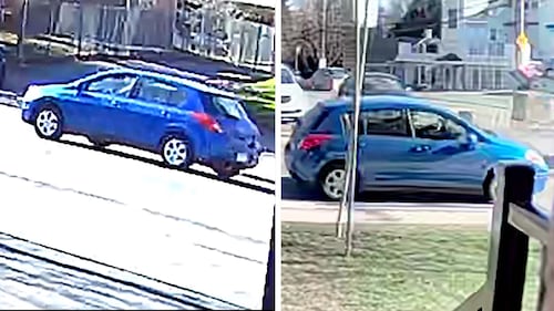 Laval police set up command post for information on driver of blue Nissan