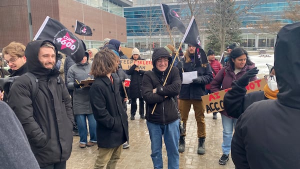 ‘Keep Carleton Human’: Carleton University staff rallies to push for protections from A.I.