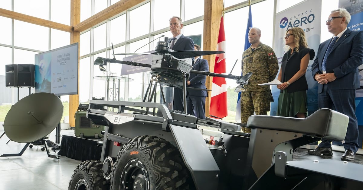 Ottawa to create facility for military drone research in Quebec