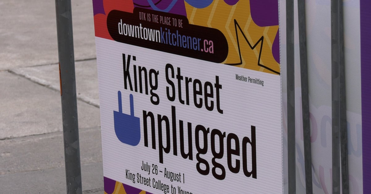 King Street Unplugged takes over downtown Kitchener