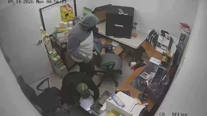 London police looking into overnight heist by masked men robbing safe