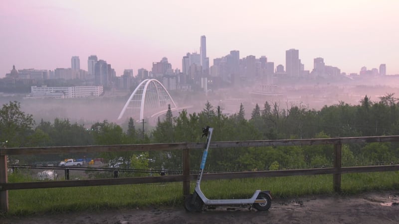 Brief warm spell in Edmonton, then rain returns