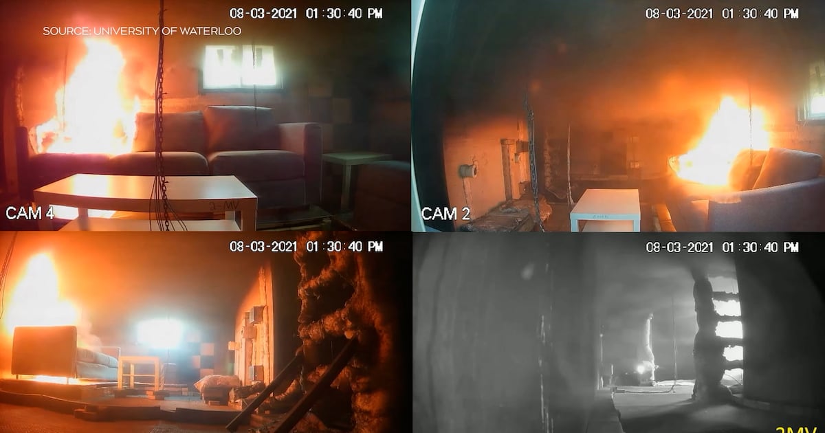 Researchers use AI to predict how modern house fires behave