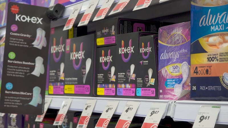 Quebec pharmacies offering menstrual products at cost