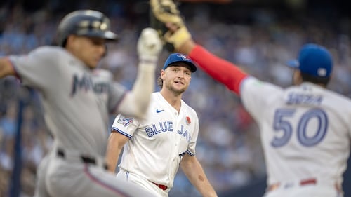 Sanoja and Stowers each have 2 doubles and 2 RBIs as Marlins win 4th straight, beat Blue Jays 8-2