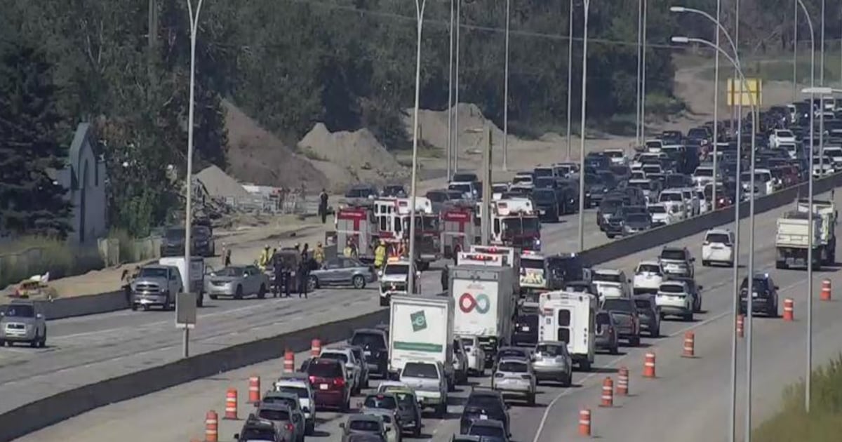 Motorcyclist seriously injured in Deerfoot Trail collision