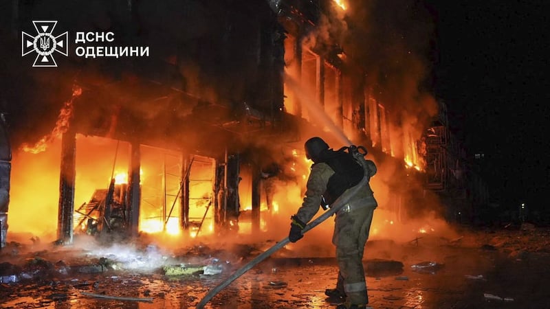 Russian drones strike Ukrainian city of Odesa, underlining challenges for even limited truce