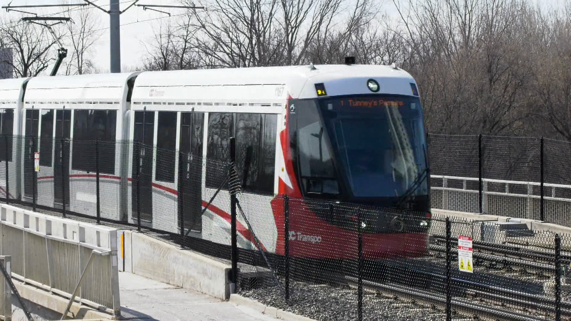 O-Train Line 1 service to begin at noon Sunday