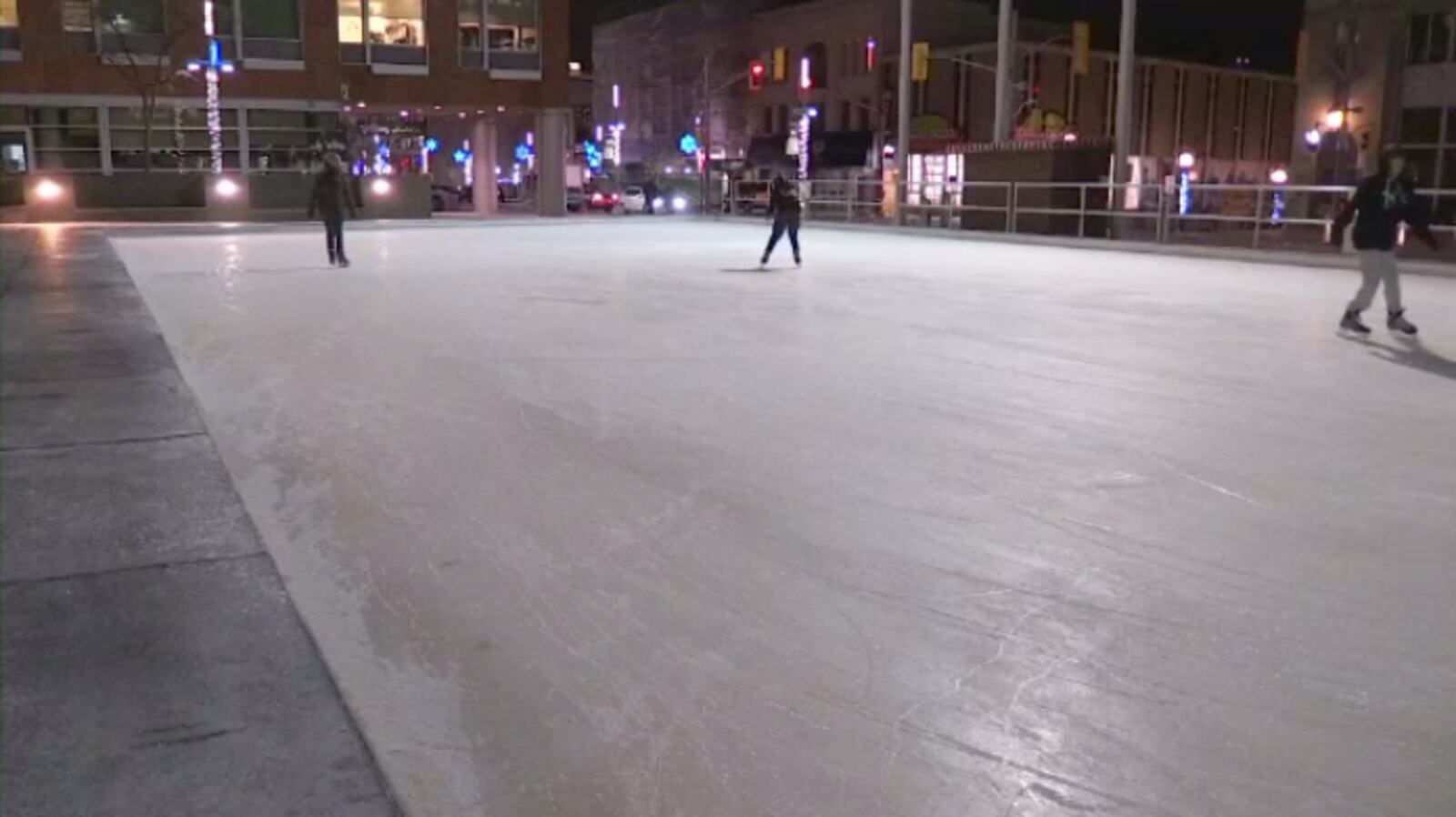 Kitchener Outdoor Rinks Outdoor rink at Carl Zehr Square officially open