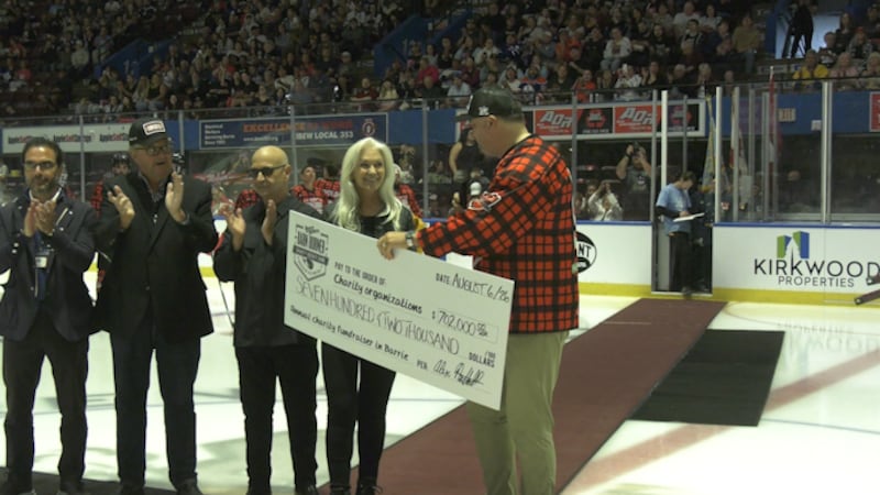 NHL stars lace up the skates for a good cause in Barrie