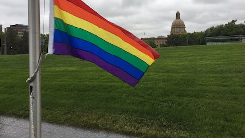 Alberta unfurling new flag rules limiting what can go up outside schools