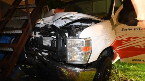 Man accused of crashing stolen U-Haul into Hamilton police cruisers and home