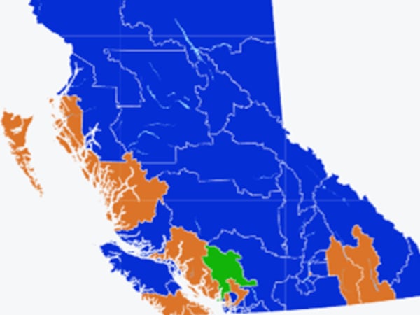 Interactive riding map with live results