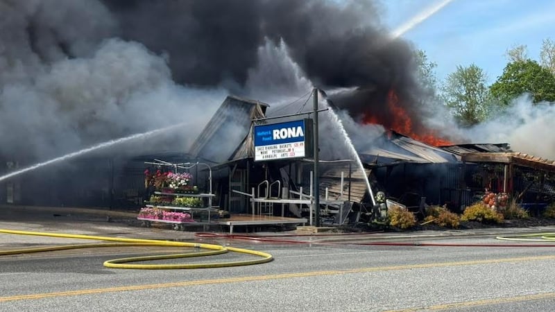 Grand Bend Rona fire