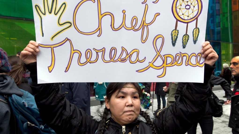 Native Women Protesting Native women's leader pleads with PM to meet Spence, end her protest