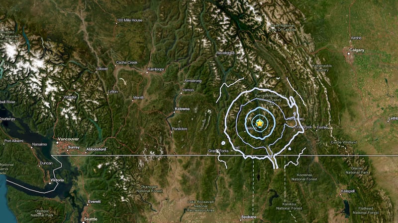 Earthquake shakes residents in Kootenays region of B.C.