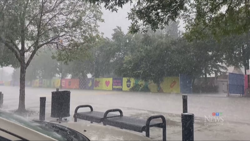 Here’s how much rain hit Edmonton in July