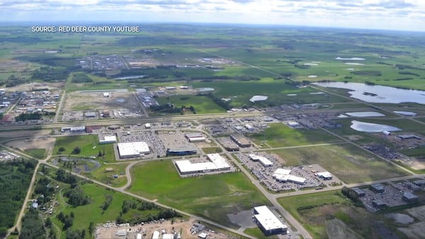 Roundabout, parking lot expansion complete in Red Deer County rest stop