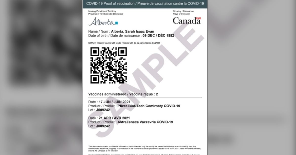 Alberta Ohs Code Qr Code Alberta website with updated QR code 'unavailable' most of launch day