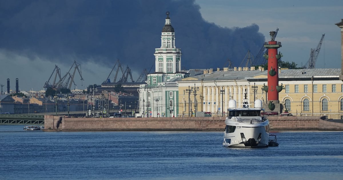 Die Ukraine nimmt St. Petersburg erneut ins Visier, nachdem Putin ...