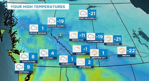 A day of reprieve for Calgary before cooler temps. move in