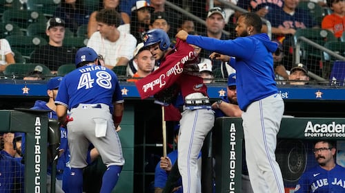 Ernie Clement’s 10th-inning, 2-run homer lifts the Blue Jays past the Astros