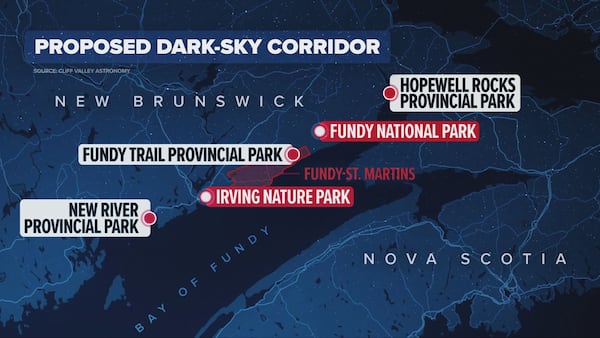 A pitch to build Canada’s first dark sky corridor along the Fundy Coast
