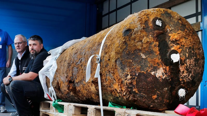 Wildfires expose buried bombs and mines from World Wars
