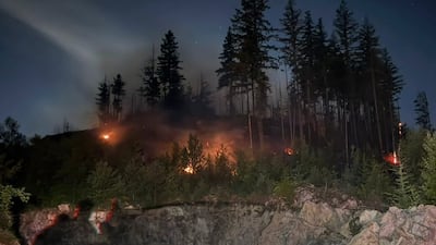 Maple Ridge wildfire ‘contained,’ not a threat to properties, city says