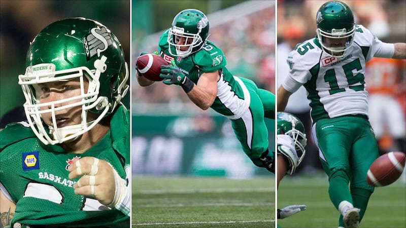 Riders add 2013 Grey Cups champions, record-setting kicker to Plaza of Honour